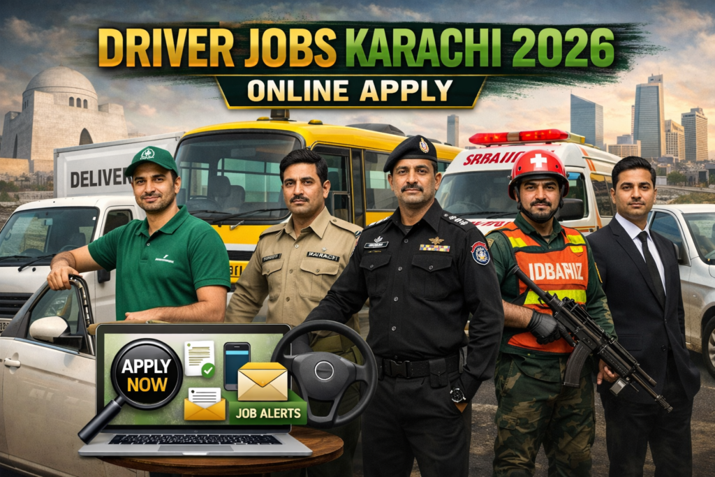 Driver Jobs Karachi 2026