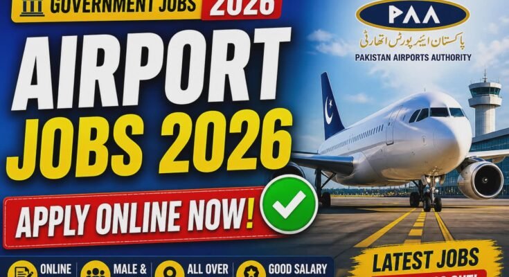 Pakistan Airport Authority Jobs Online Apply 2026